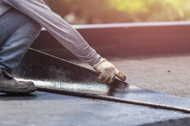Professional Emergency Waterproofing technician working in Saint John, IN